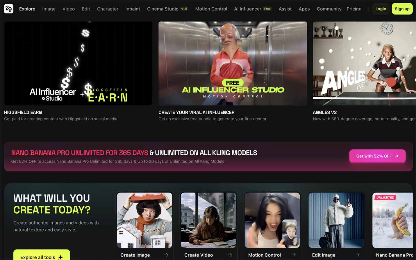 Higgsfield vs A2E – Higgsfield UI